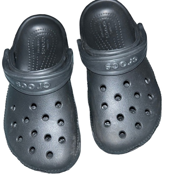 Kids CROCS Classic black Clog child size 12 unisex - Picture 3 of 4